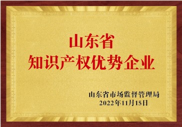 山东省知识产权优势企业