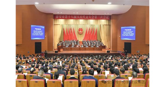 泰安市人大代表、k8凯发集团董事长杨明波同志参加泰安市第十八届人民代表大会第三次会议